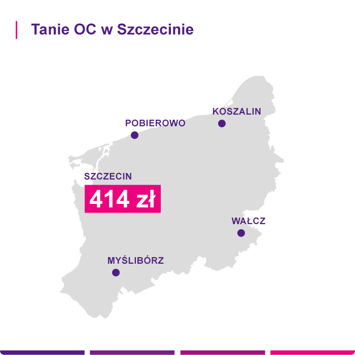 Mapa ubezpieczeń Link4 w województwie zachodniopomorskim - Link4.pl