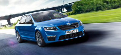 Sportowa Skoda Octavia RS z 2013 roku